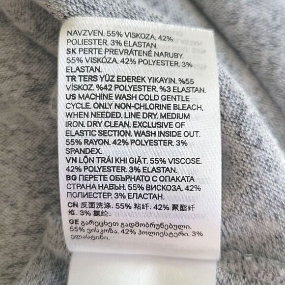 H&M Long Sleeved Oversized Turtleneck Side Slits Sweater Fall Winter Cozy - Picture 13 of 14